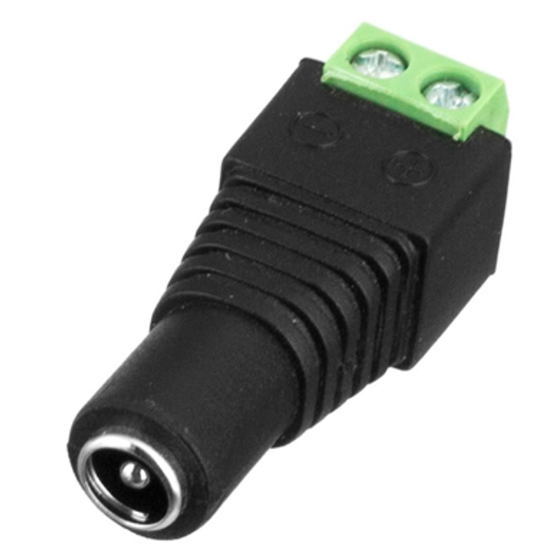 ADAPTADOR TIPO JACK BROBOTIX 170120, DC, Hembra, Negro, Cobre