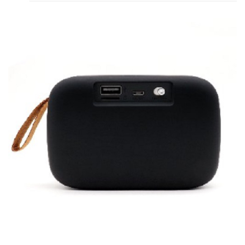 BOCINA BLUETOOTH, INALAMBRICA, RECARGABLE, STEREO C/RADIO FM, LECTOR USB Y MICRO USB, PORTATIL, ANTIDESLIZANTE, NEGRO, C/CORREABROBOTIX 136452