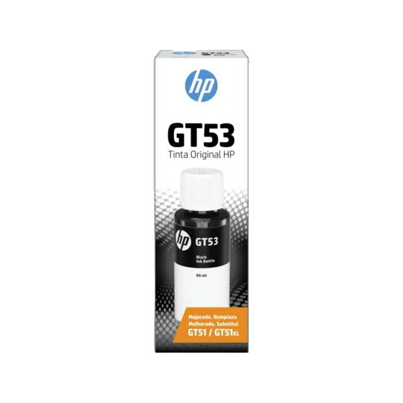 Botella de tinta HP GT53, 1VV22AL, Negro