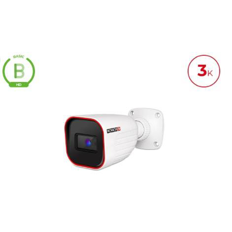 Camara bala AHD (3K) 5 MP(AHD/TVI), 4 MP(AHD/TVI/VCI), 700 TVL (CVBS), Lente fijo 2.8mm (99°), IR hasta 20 mts, microfono,WDR, CoC, IP67