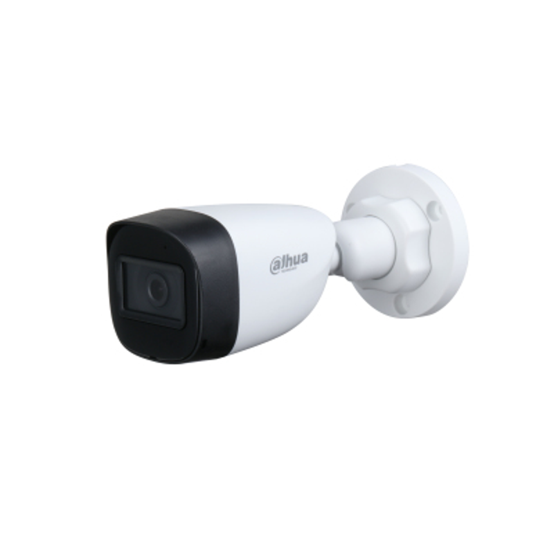 DAHUA HAC-HFW1500CN-A - Camara Bullet de 5 Megapixeles/ Microfono Integrado/ Lente de 2.8mm/ 111 Grados de Apertura/ IR de 30 Mts/ Starlight/ IP67