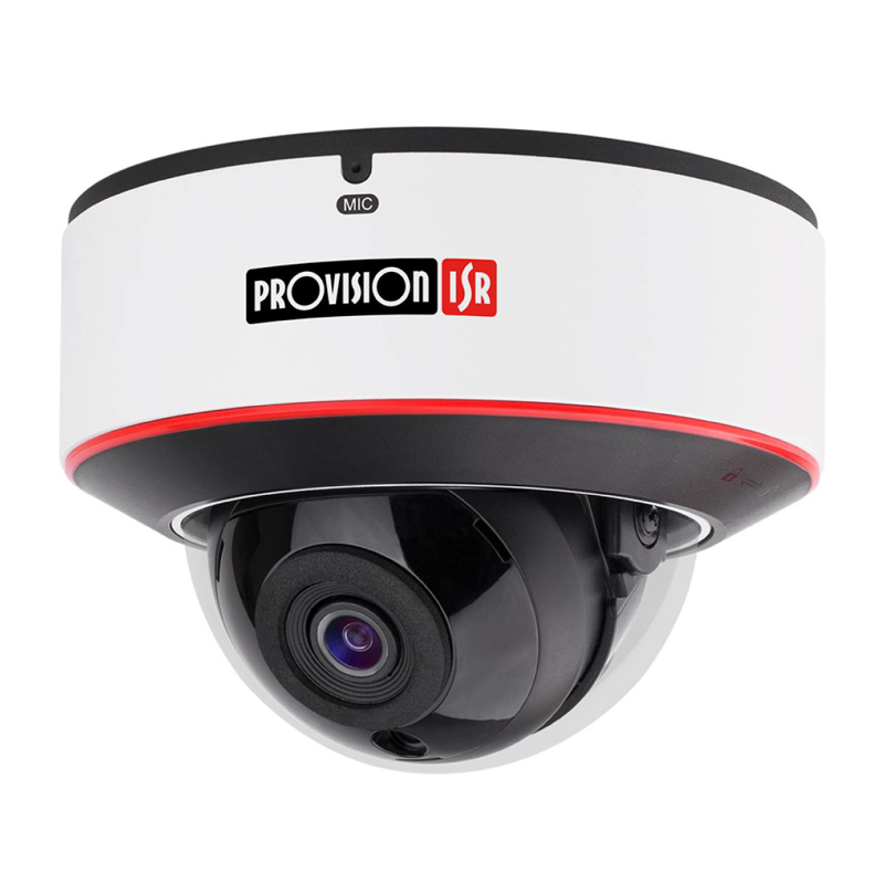 Camara antivandalica IP 2 MP, Lente 2.8mm (99°), de dia detecta hasta 40 mts/Reconoce: 8 mts/Idetifica: 4 mts, IR hasta 20 mts, RF, microfono, IP67
