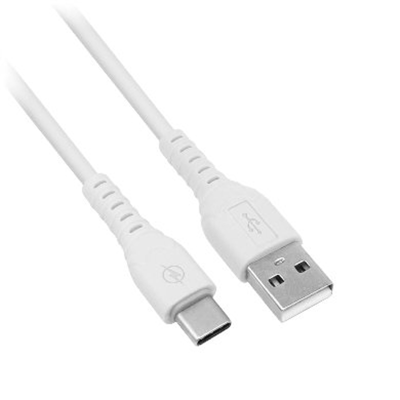 CABLE CARGA RÁPIDA USB V3.0 TIPO "C", PVC, 1.0 M, BLANCO (6001783), Brobotix
