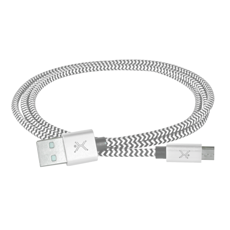 Cable USB A Micro USB PERFECT CHOICE PC-101680 , Plata