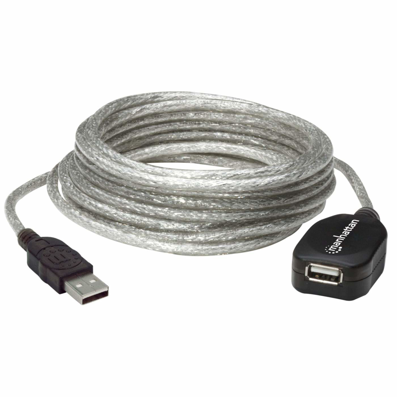 519779 Cable Extensión Activa USB de Alta Velocidad 2.0m Encadenable, A Macho / A Hembra, 5 m