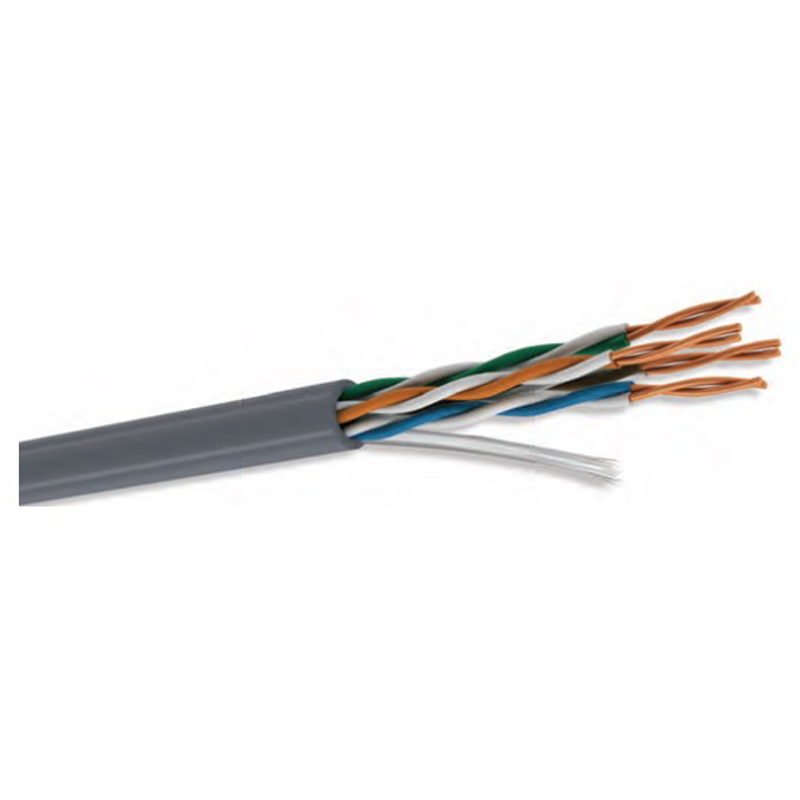 Bobina UTP CAT6 para interior, 4 pares, 23 AWG, bobina de 305 mts, 100% cobre, condumex 66446835 ,color gris