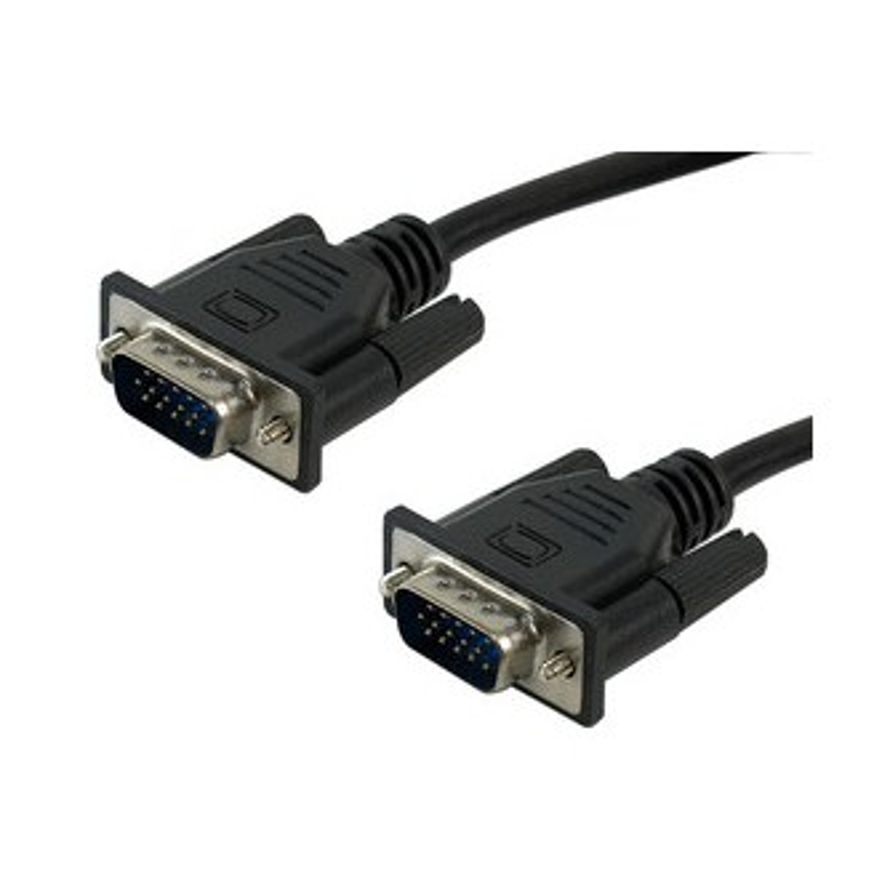 371315 Cable SVGA HD15 macho a HD15 macho, de 1.8m Color Negro,