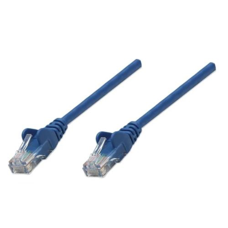Cable de Red INTELLINET 342575 Cat6, 1 m, RJ-45, RJ-45, Macho/Macho, Azul