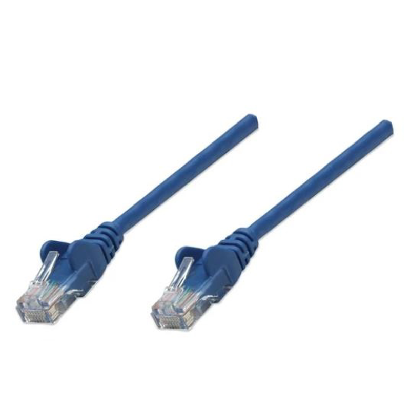 Cable de Red INTELLINET 342605 Cat6, 3 m, RJ-45, RJ-45, Macho/Macho, Azul
