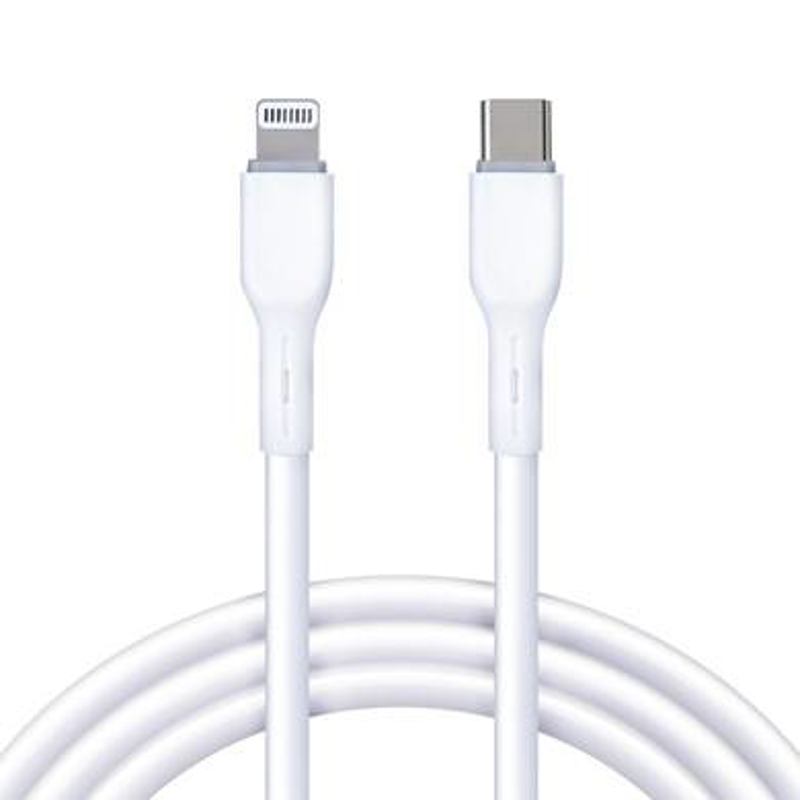 CABLE USB V3.0 TIPO C - LIGHTNING, 1 METRO, BLANCO, BROBOTIX  6006818