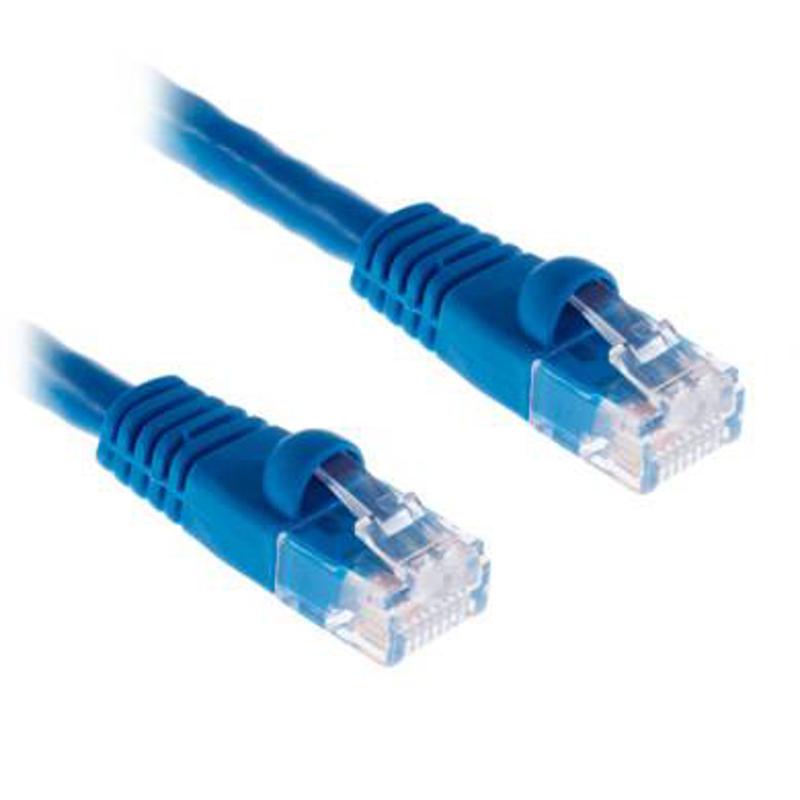 Cable de Red, Cat6, 3 Mts, RJ-45 - RJ-45,100% cobre, Macho/Macho, contactos c/baño de oro, 3.0 metros (10 FT) Azul, 098089, BROBOTIX
