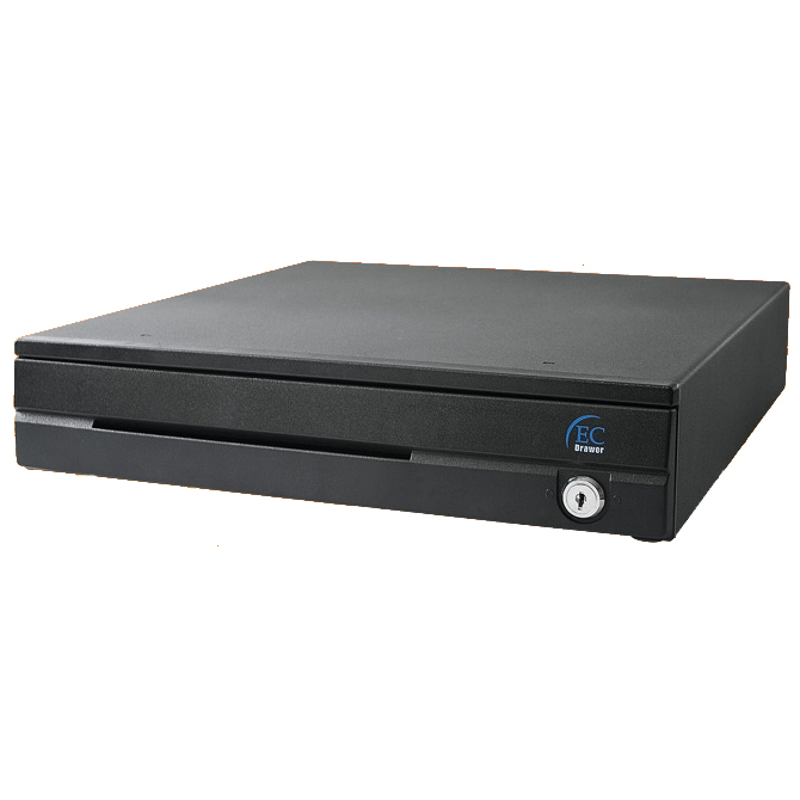 Cajón de Dinero EC-LINE EC-CD-100M-II-GREY Negro, Acero, 7, 5, Llave