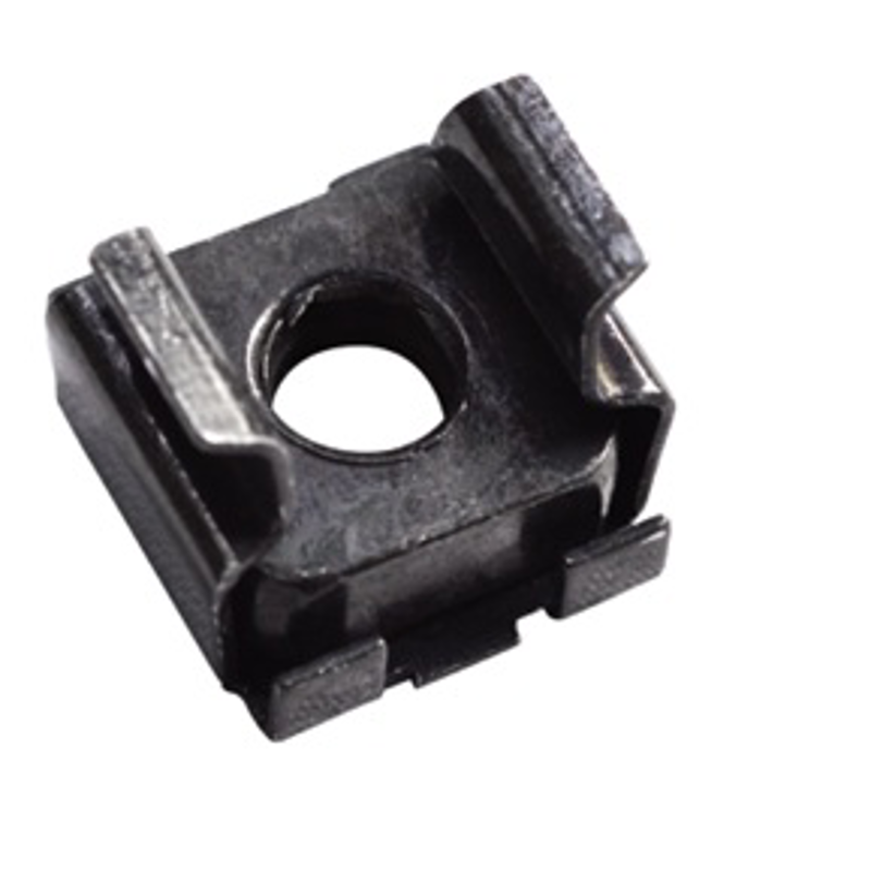 Caja de 50 Tuercas Enjauladas LACES LA100TE1224X50, Fosfato, Negro