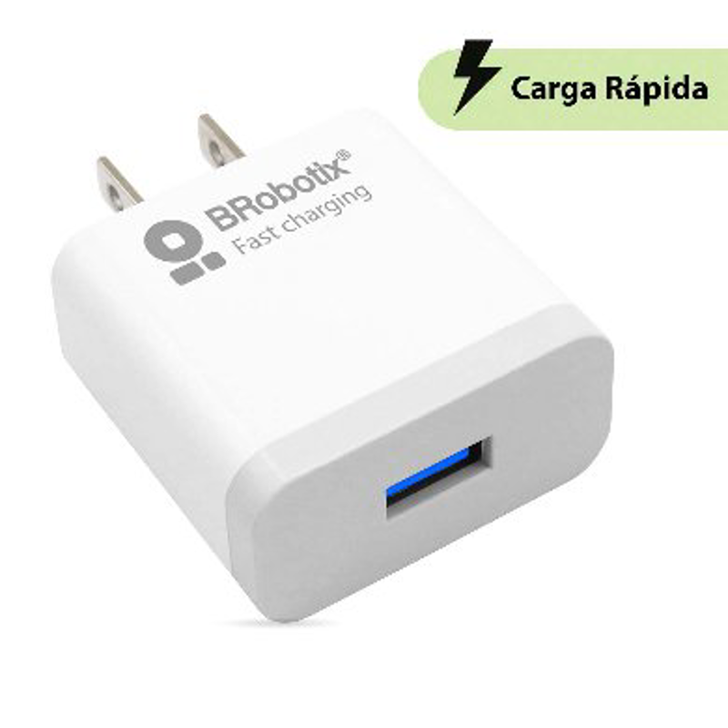 CARGADOR CARGA RÁPIDA USB V3.0 TIPO A (6000533), Brobotix