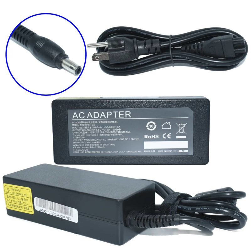 Cargador / Adaptador para Laptop AC-Mini GENERICO de 40W 19V 2.15A (5.5*1.7)