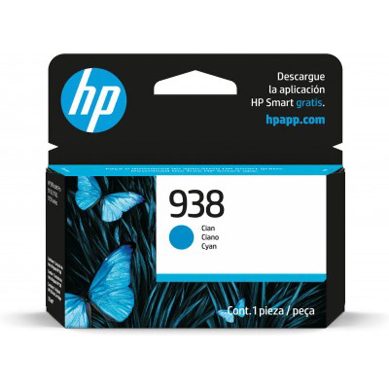 HP CARTUCHO 938 4S6X5PL CIAN -