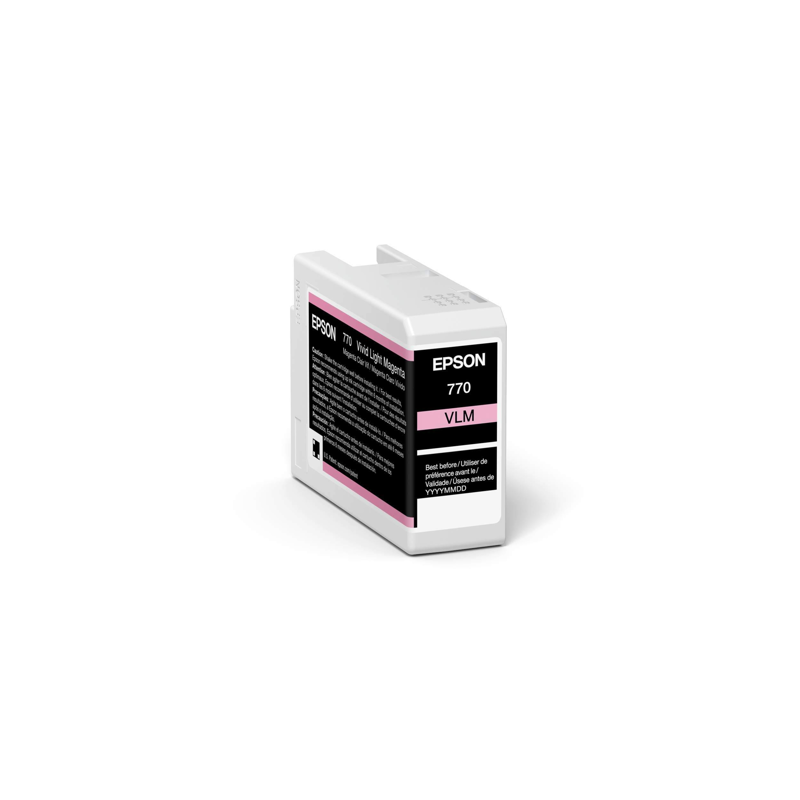 Cartucho de Tinta Magenta Claro Epson T770620 UltraChrome PRO10, Capacidad de 25ML