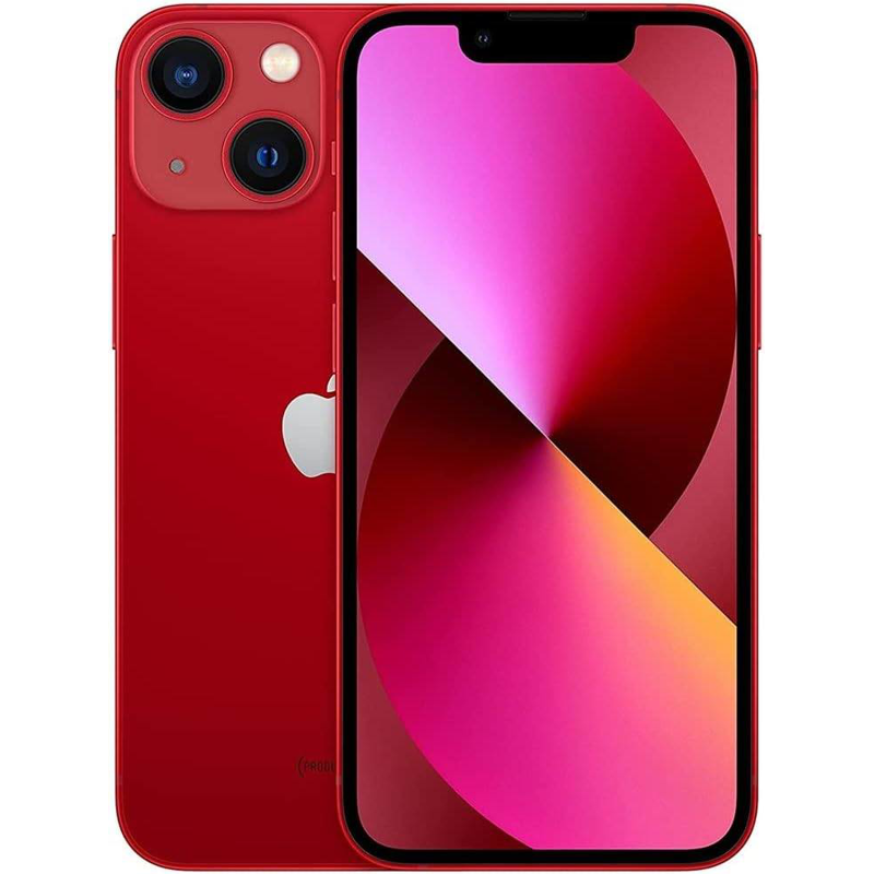 Apple iPhone 13, 128 GB, Rojo - Totalmente Desbloqueado (Reacondicionado Grado A) Incluye Mica de Cristal templado 9D, Cable de Datos y Cargador de 20W