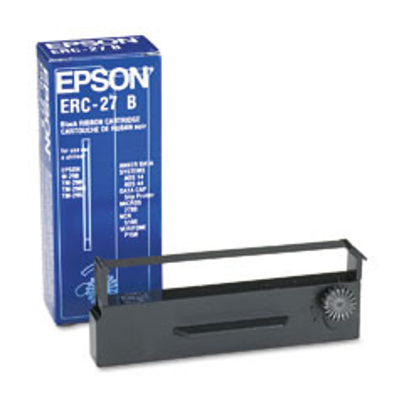 Cinta Epson ERC-27B Negra. Compatible con: TM-290, M290, TM290II, TM295
