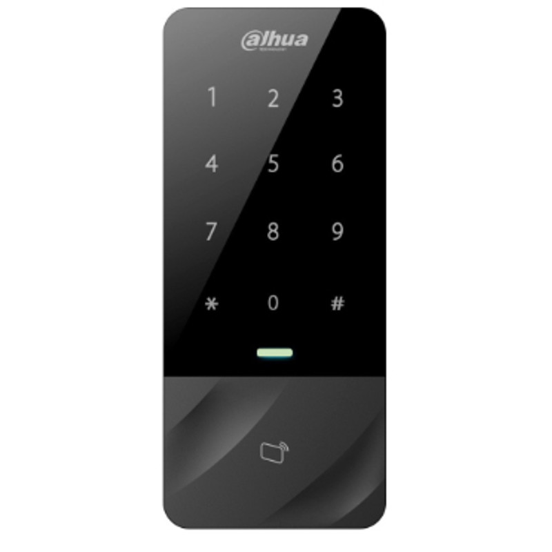 DAHUA ASI1201E-D - Control de Acceso Independiente con Teclado Touch y Tarjetas ID/ 30,000 Usuarios, 60,000 Registros/ TCP/IP/