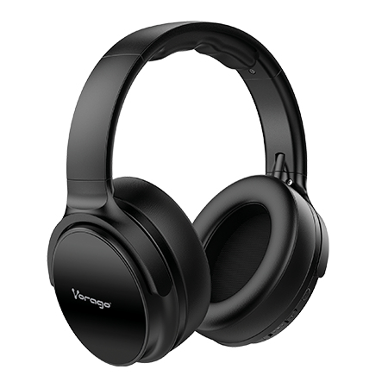 Diadema Vorago HPB-401 Bluetooth 5.0 / micro VORAGO HPB-401, Negro, 3.5 mm, Manos libres