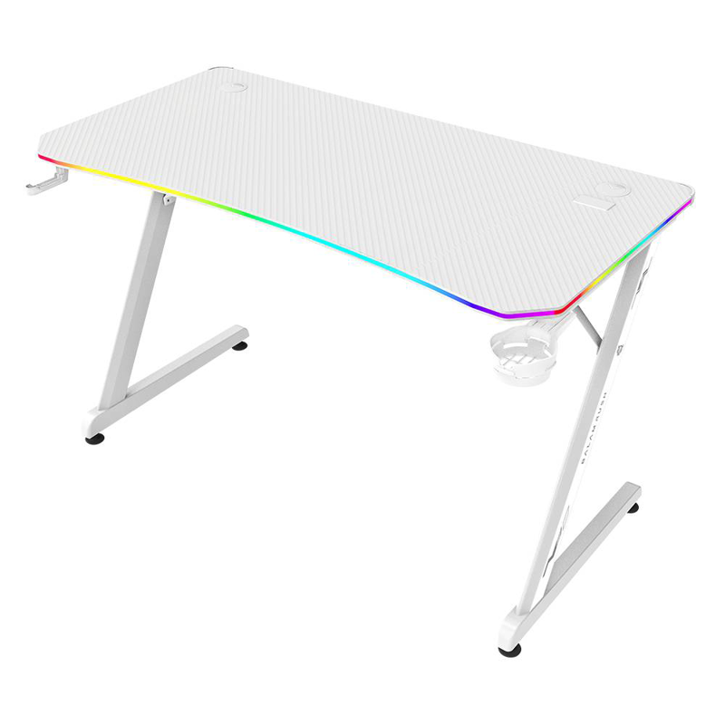 Escritorio Gamer Ergonómico Olympus Spot Glow Pro MRX8000 Balam Rush Legend Series Escritorio Gamer Ergonómico 120 x 60cm, Iluminación RGB, Porta Vasos