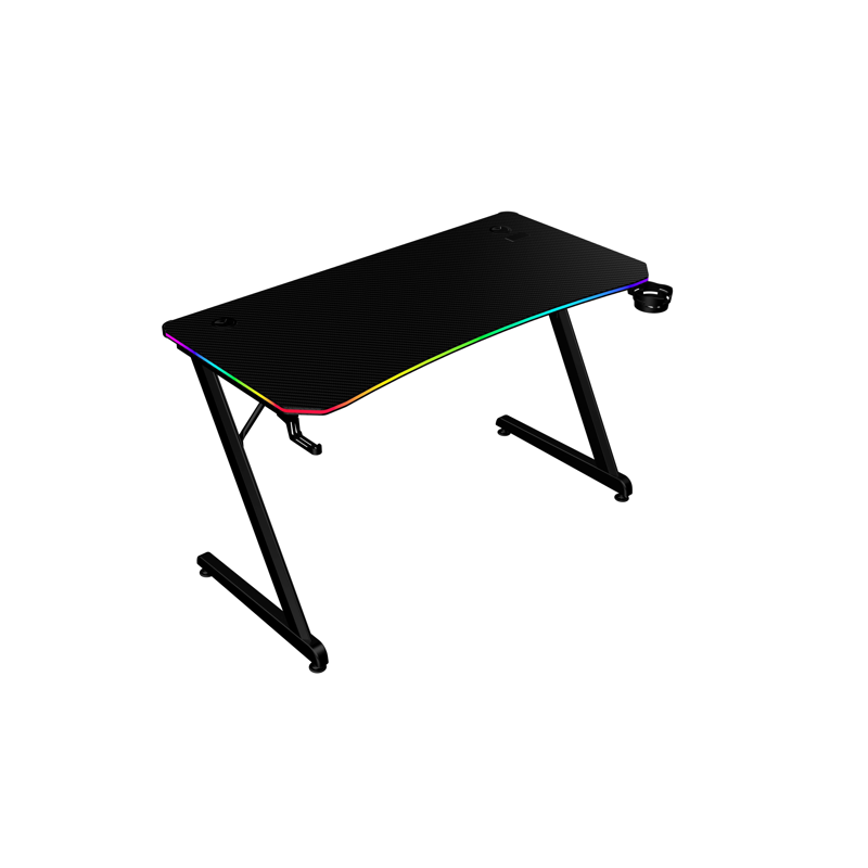 Escritorio Gamer Ergonómico Olympus Spot Glow Pro MRX8000 Balam Rush Legend Series Escritorio Gamer Ergonómico 120 x 60cm, Iluminación RGB, Porta Vasos