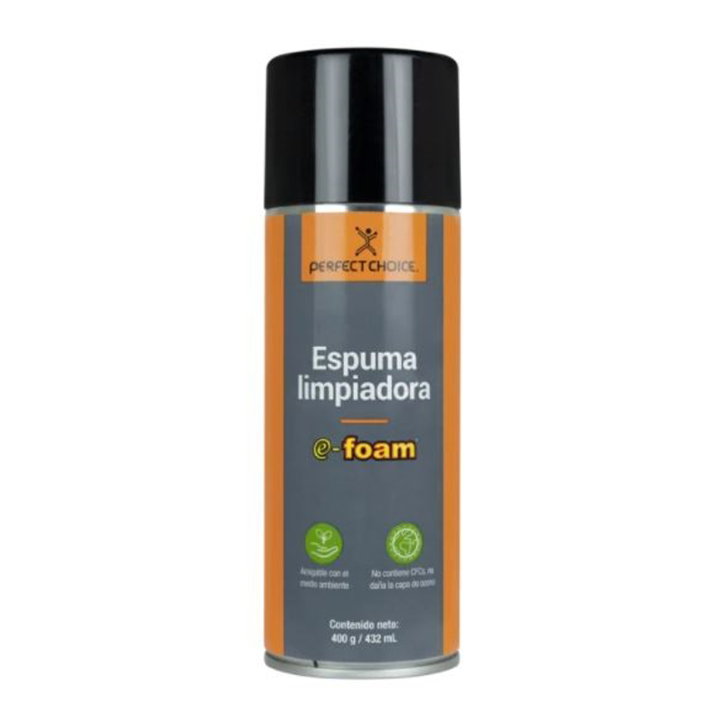 Espuma Limpiadora PERFECT CHOICE, Pantallas / Plásticos, 400 g