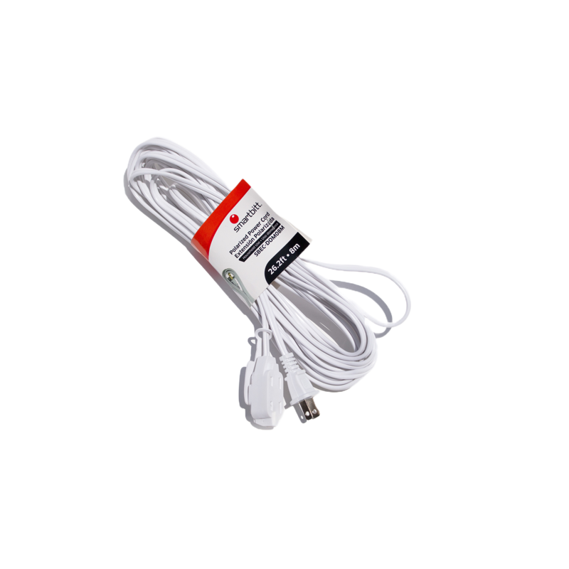 Extensión Domestica SMARTBITT SBEC-DOM08M, Blanco, 3, 8 m
