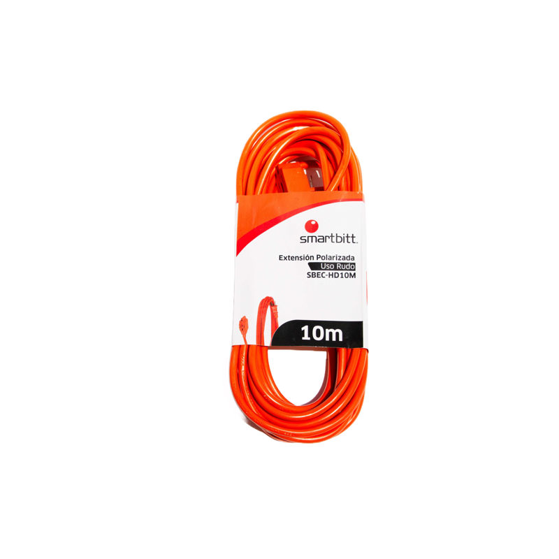 Extensión de Uso Rudo SMARTBITT SBEC-HD10M, Naranja, 3, 10 m
