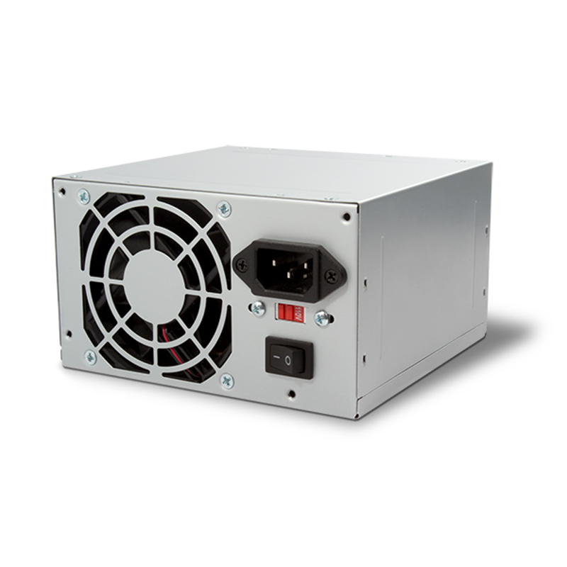 Fuente de Poder VORAGO, 500 W, 90 - 264 V, 47 - 63 Hz, PC, Gris