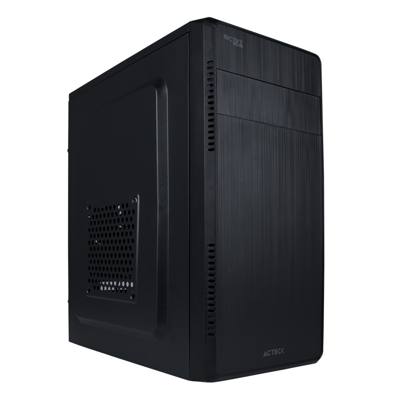 Gabinete ACTECK GI240 KIOTO ESSENTIAL SERIES, Gabinete Micro ATX, Mini ITX, Negro, 500 W