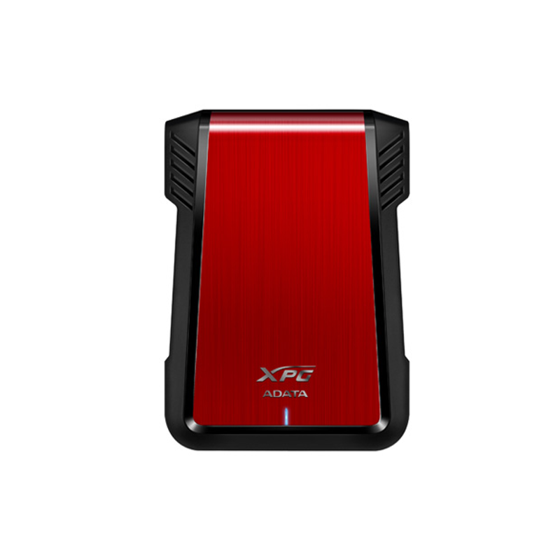 Gabinete Externo ADATA EX500, USB 3.2 Gen1 (compatible con las versiones anteriores USB 2.0), 2.5 pulgadas, Rojo