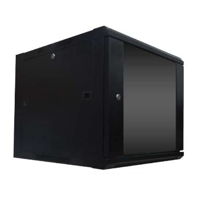 Gabinete WAM WAM-WC12UR06-A, Negro, Gabinete Para Montaje, 12UR, 19 pulgadas