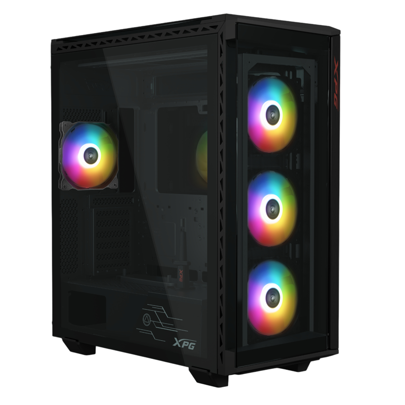Gabinete GAMER XPG BATTLECRUISER II. Media torre (E-ATX, ATX, Micro-ATX, Mini-ITX). BATTLECRUISERIIST-BKCWW