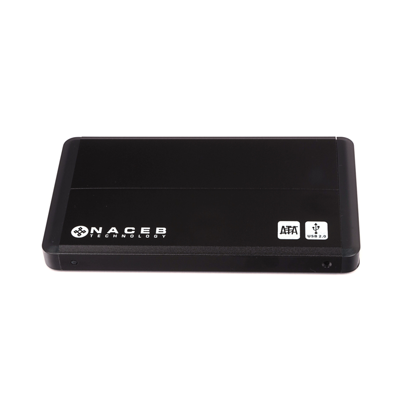 Gabinete para Disco Duro Naceb Technology NA-280, 1 TB, USB 2.0, 2.5 pulgadas, Negro