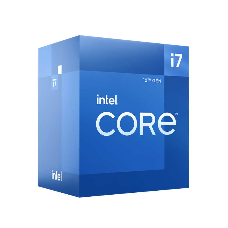 Procesador Intel Core i7-12700 2.10 GHz, 8 núcleos, Socket LGA 1700, 25 MB Cache con Gráficos UHD 770 y Disipador. (MBCHIPSET 600)