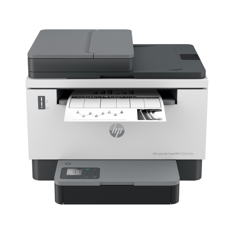 Impresora Multifunción HP Laserjet Tank MFP 2602SDW 2R7F5A - 600 x 600 ppp, 22 ppm, 25000 páginas