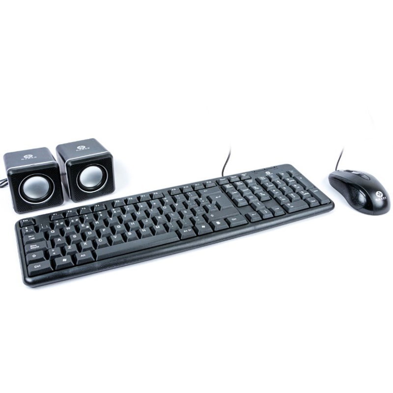Kit de Teclado y Mouse Naceb Technology, Negro