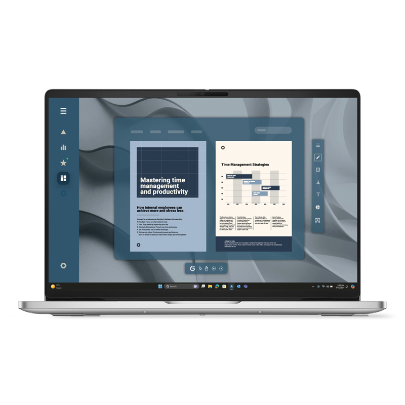 Laptops DELL PRO 16, Ryzen AI 7 350 Copilot+, 50 TOPS NPU, 16 GB, 512 GB SSD, Windows 11 Pro