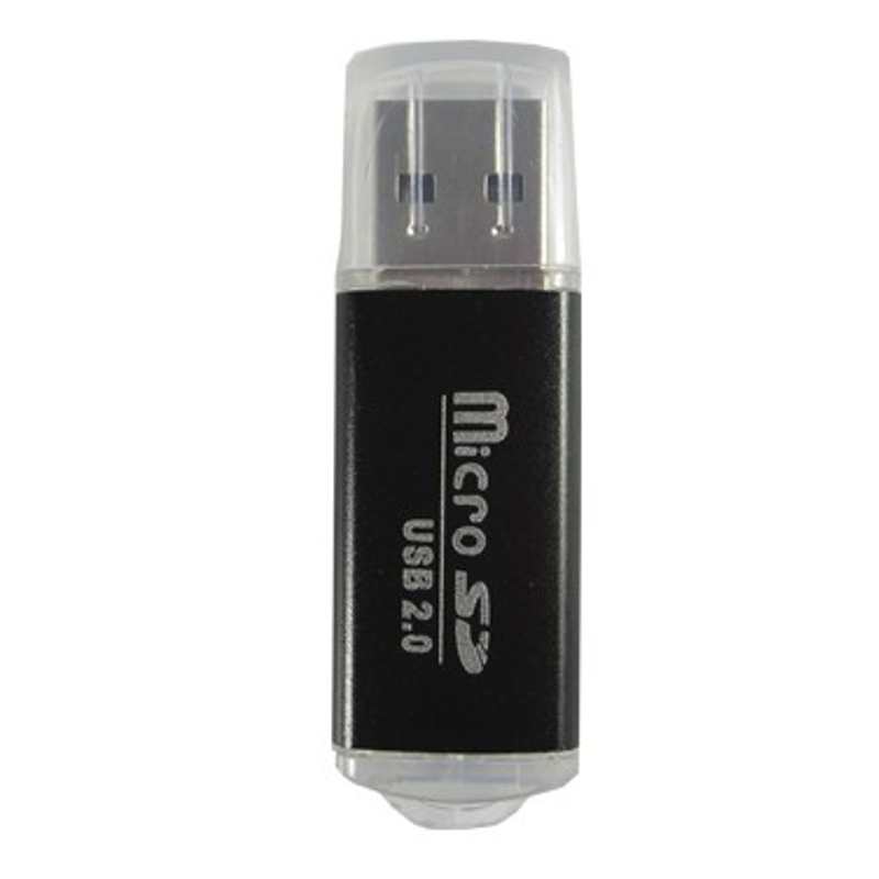 Lector MicroSD BROBOTIX 345673N, Negro, USB 2.0