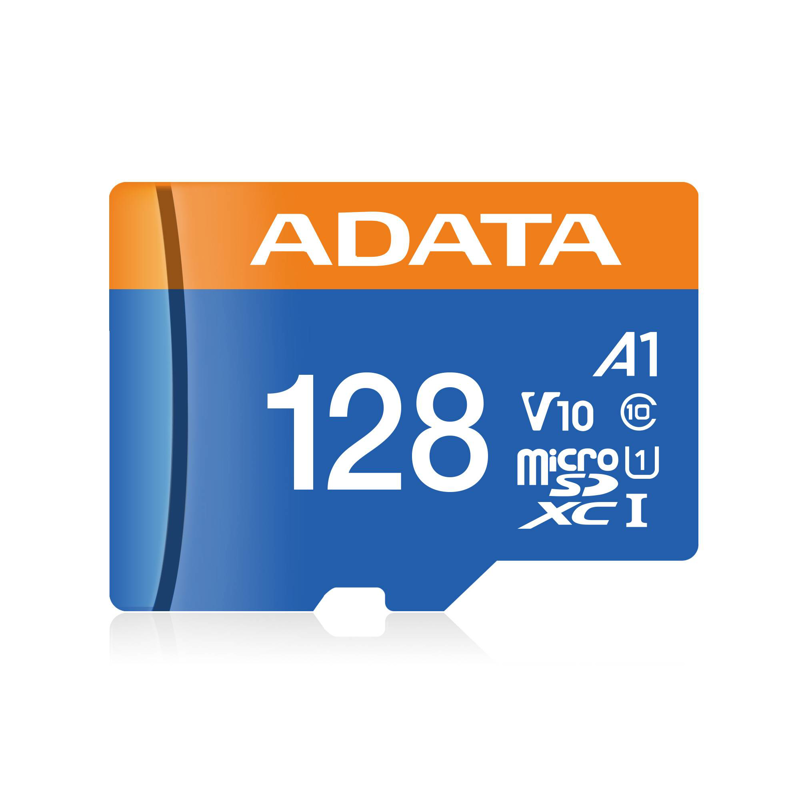 Memoria Micro SD ADATA AUSDX128GUICL10A1-RA1, 128 GB, 100 MB/s, Negro, Clase 10