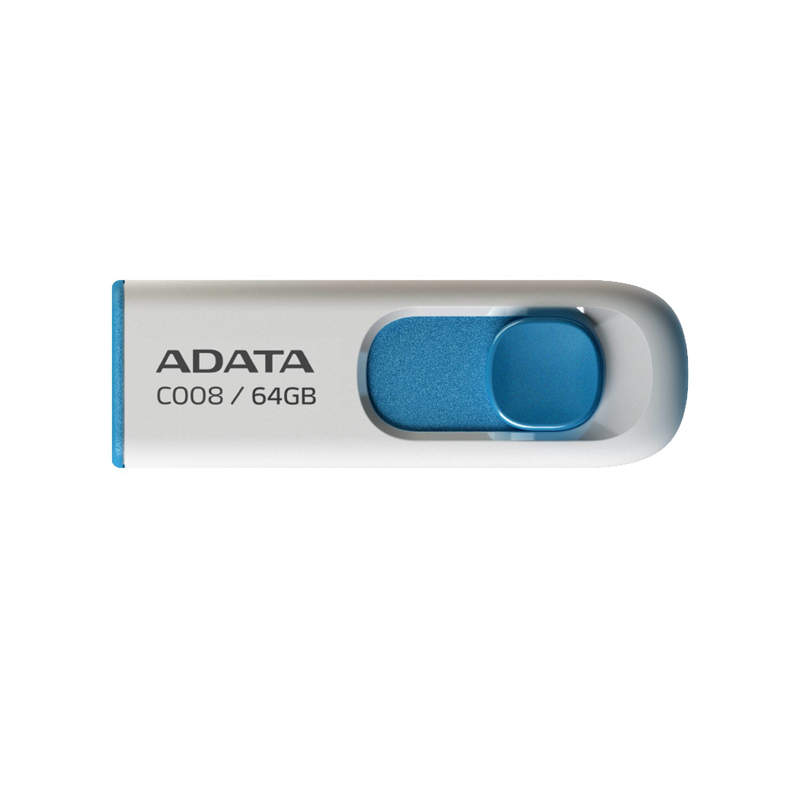 Memoria USB ADATA C008, Azul, 64 GB
