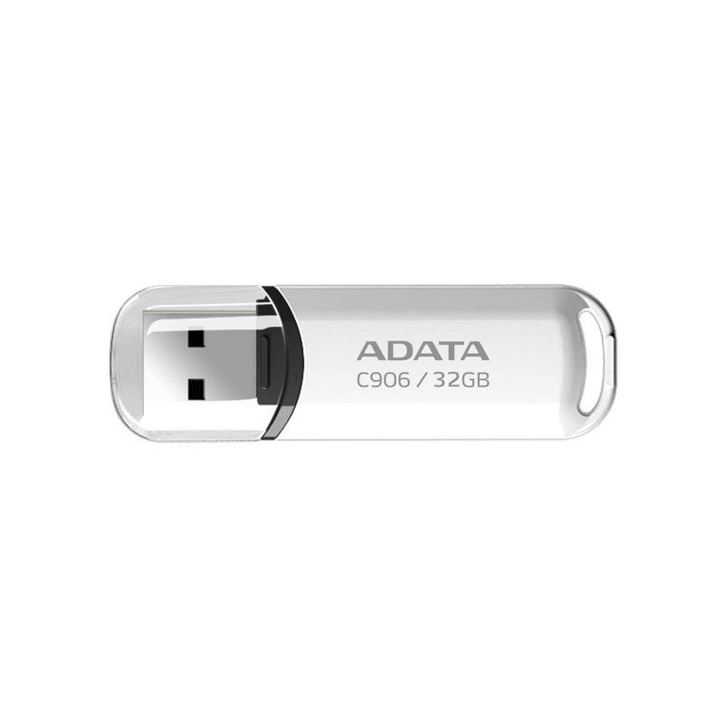 Memoria USB ADATA AC906-32G-RWH, Color blanco, 32 GB, USB