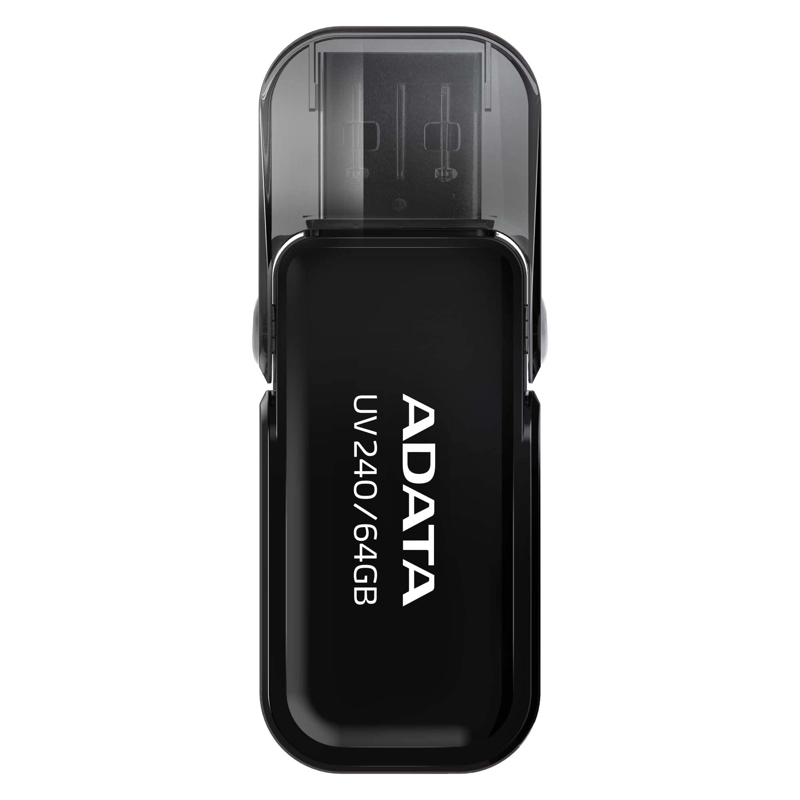 Memoria USB ADATA AUV240-64G-RBK, Negro, 64 GB