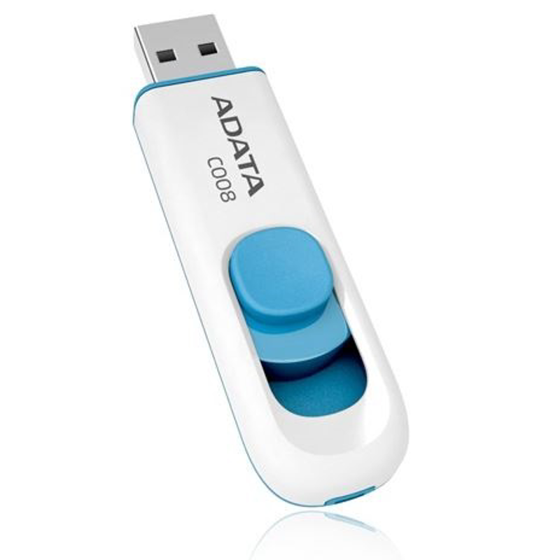 Memoria USB ADATA C008, Color blanco, 32 GB, USB 2.0