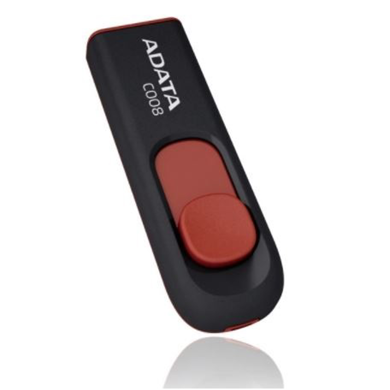 Memoria USB ADATA C008, Negro, 16 GB, USB 2.0