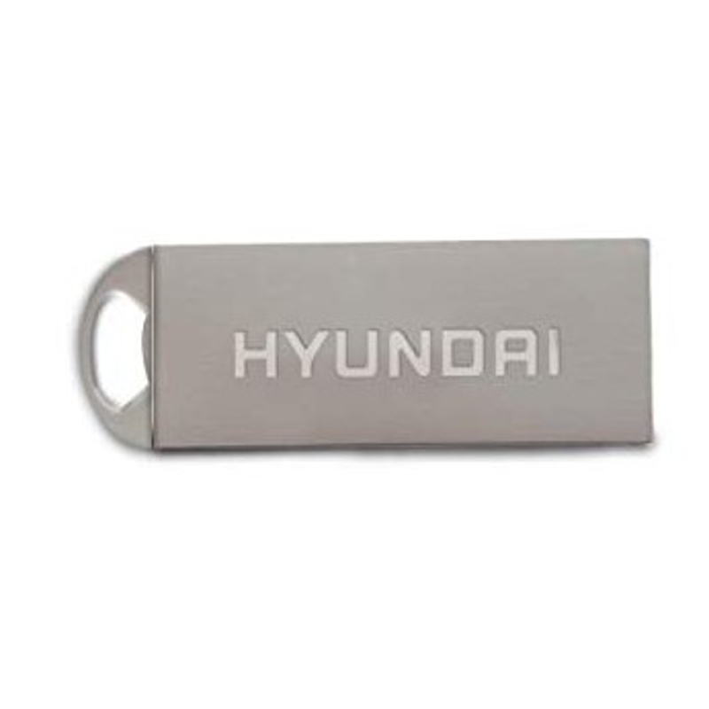 Memoria USB HYUNDAI U2BK/16, Plata, 16 GB, USB 2.0