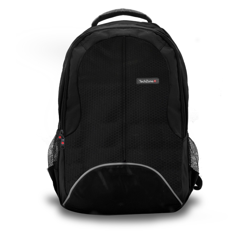 Backpack Eco Sport TechZone, de 15.6 pulgadas, múltiples compartimientos, costuras y asas reforzadas, garantía limitada de por vida.
