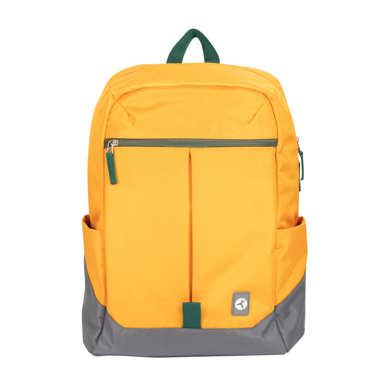 Backpack RAINBOW TZLBP26-G TECHZONE COLORS, 100% Poliéster, Color Amarillo, GARANTIA LIMITADA DE POR VIDA.